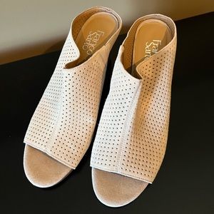 Franco Sarto Peep-Toe Mule Heel